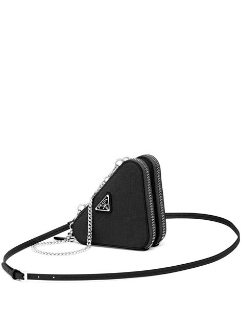 prada triangle logo nylon camera bag|Prada triangle crossbody bag.